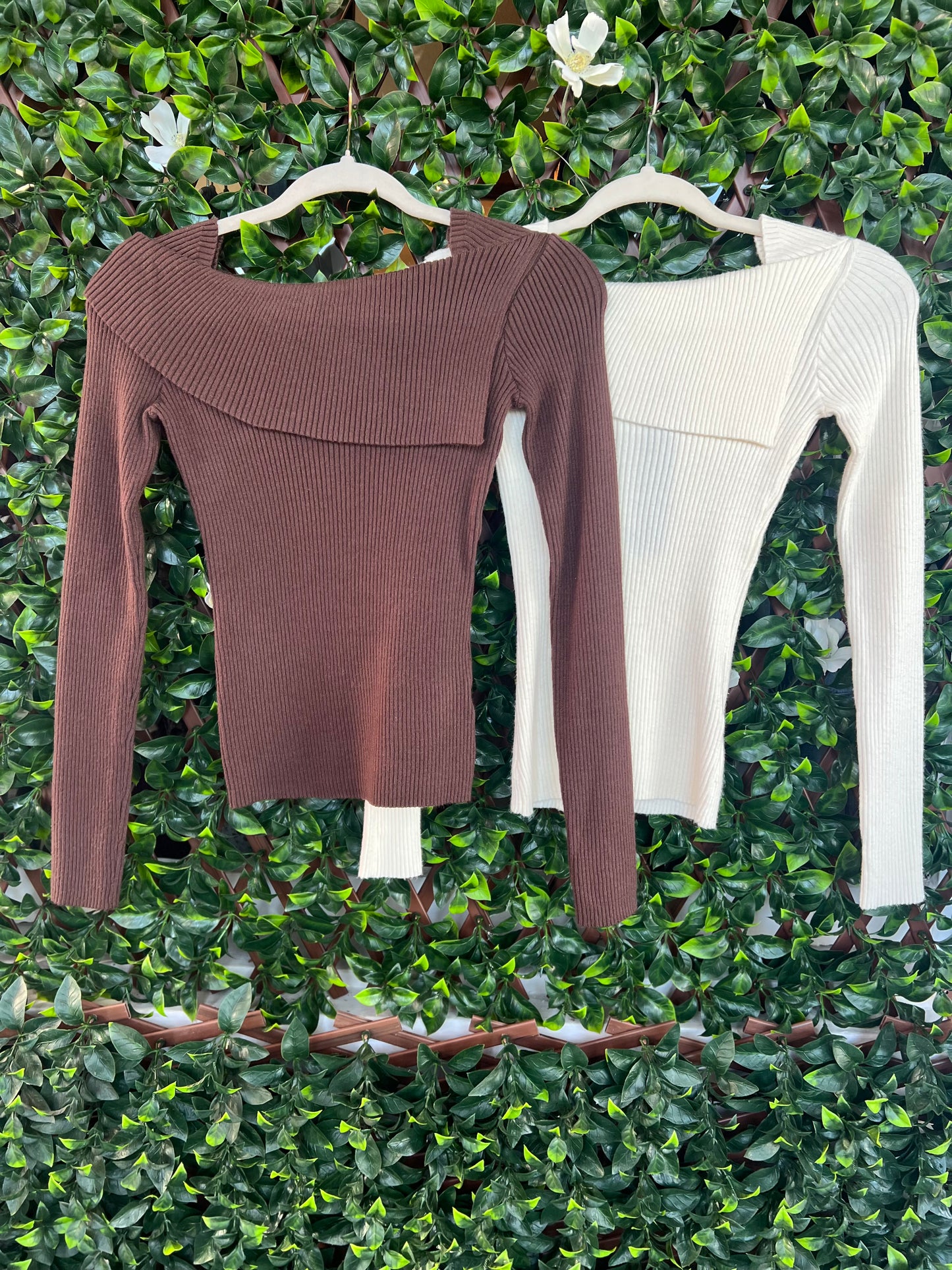 Ribbed LS Sweater Top