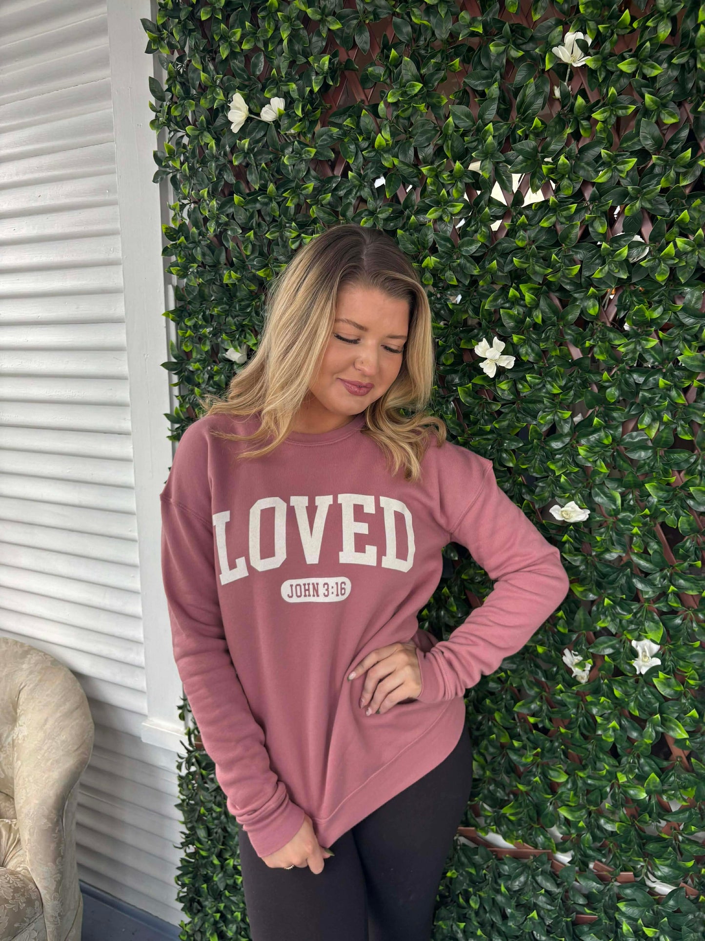 LOVED John 3:16 Sweatshirt