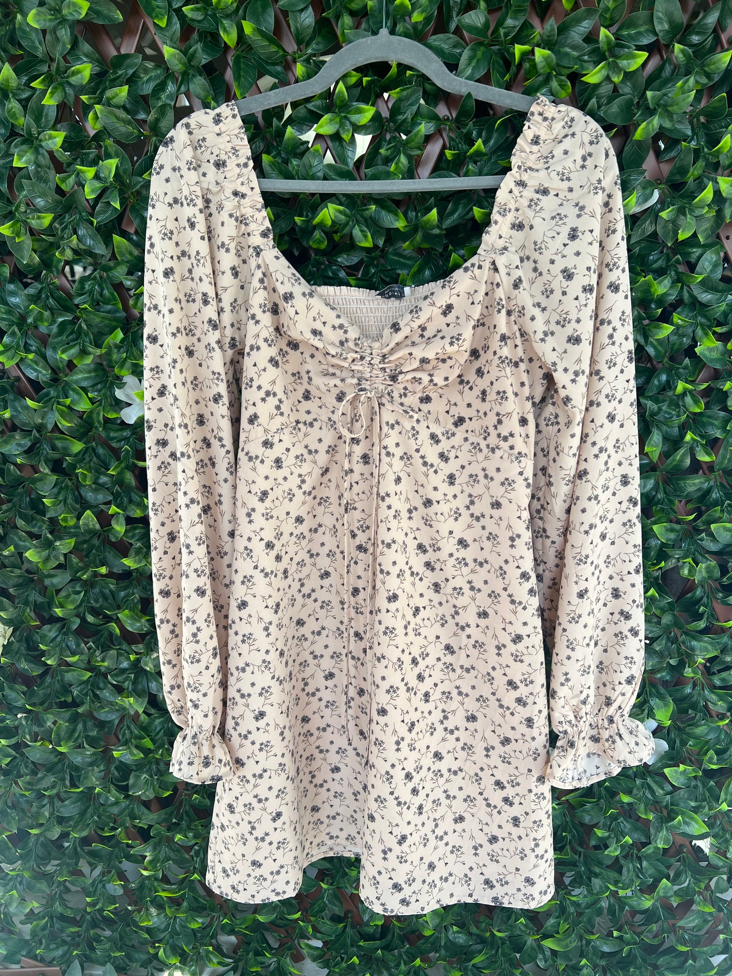 Smocked LS Dress