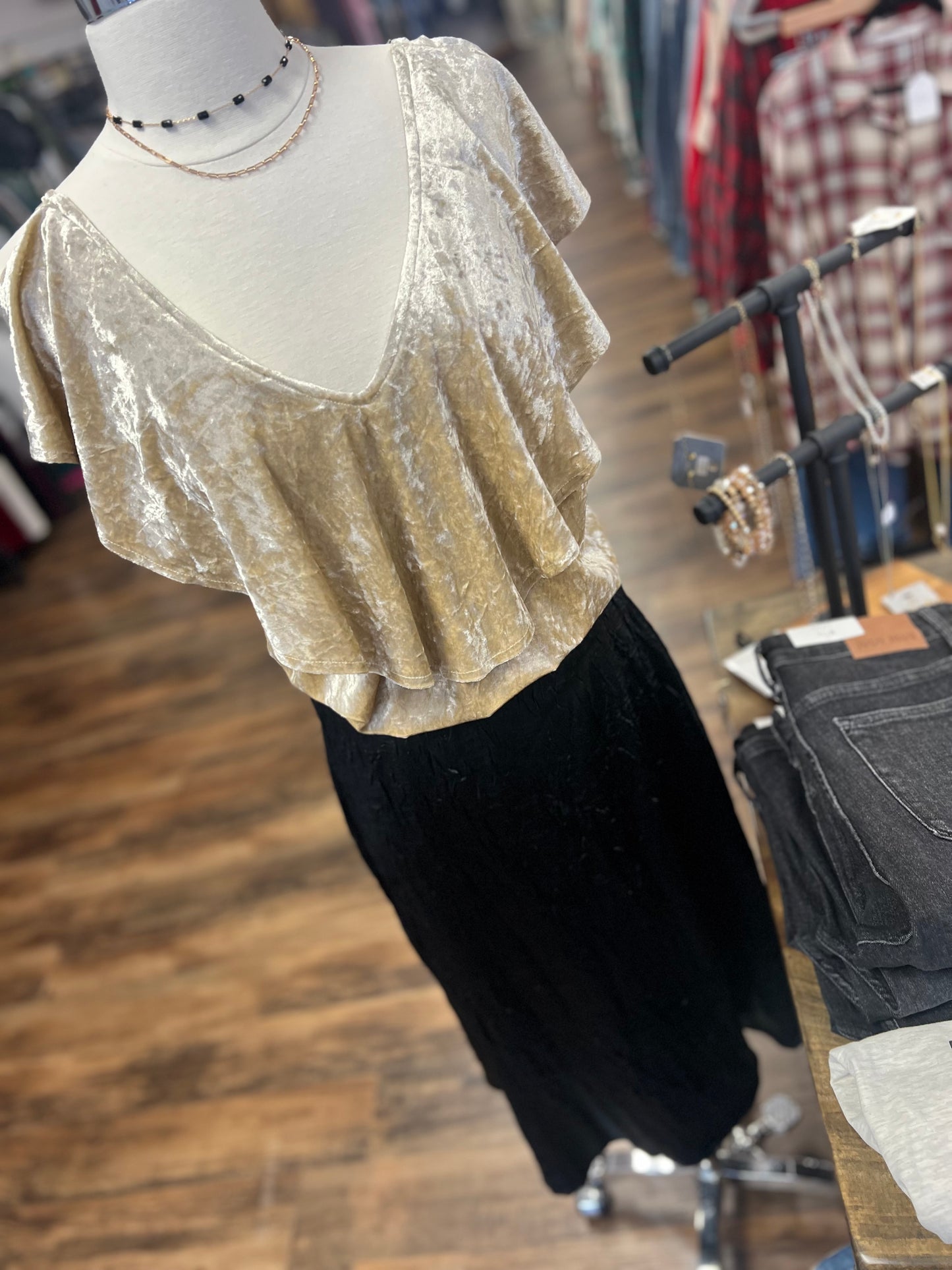Crushed Velvet Tank