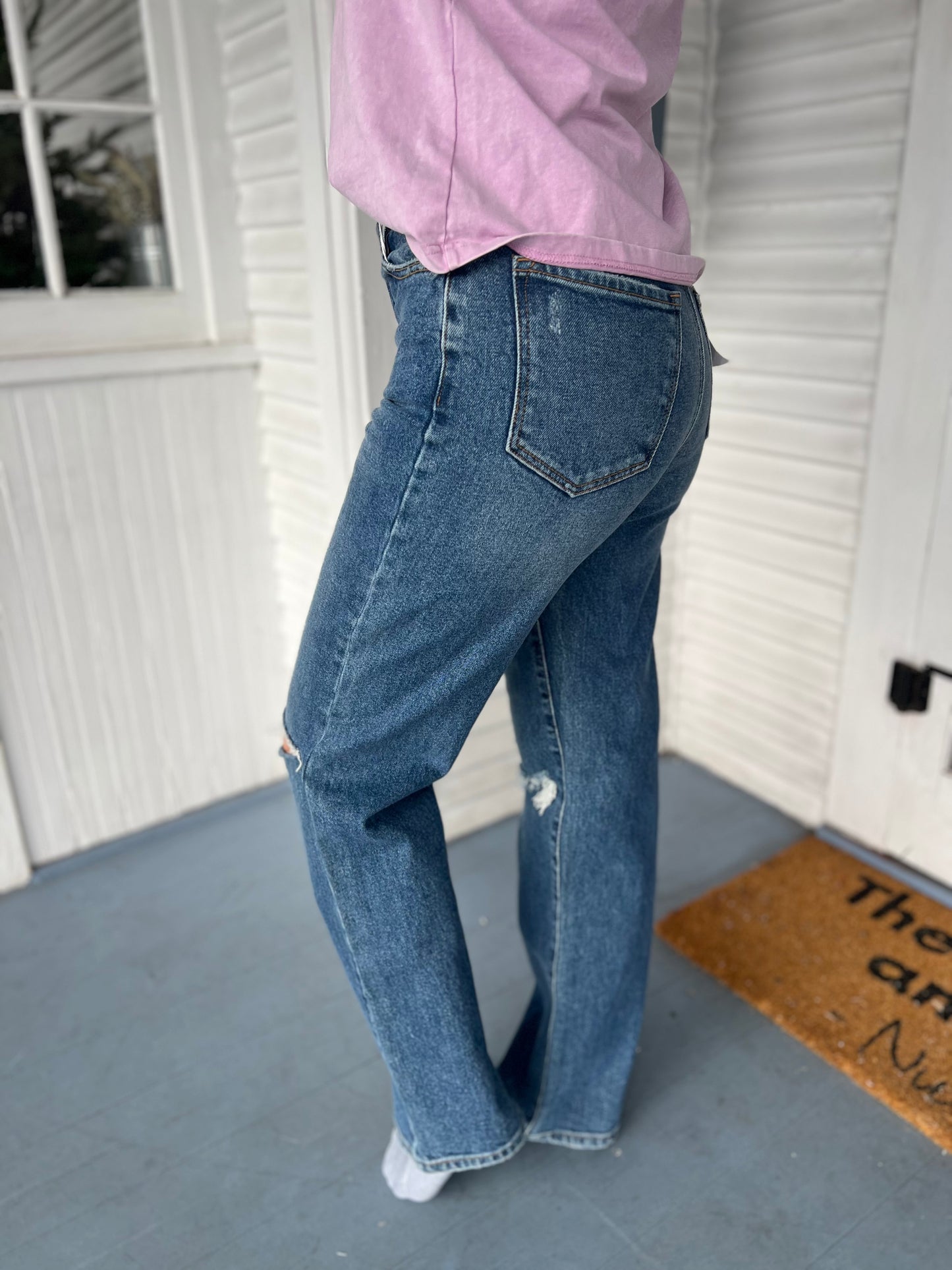 Super High Rise Dad Jean