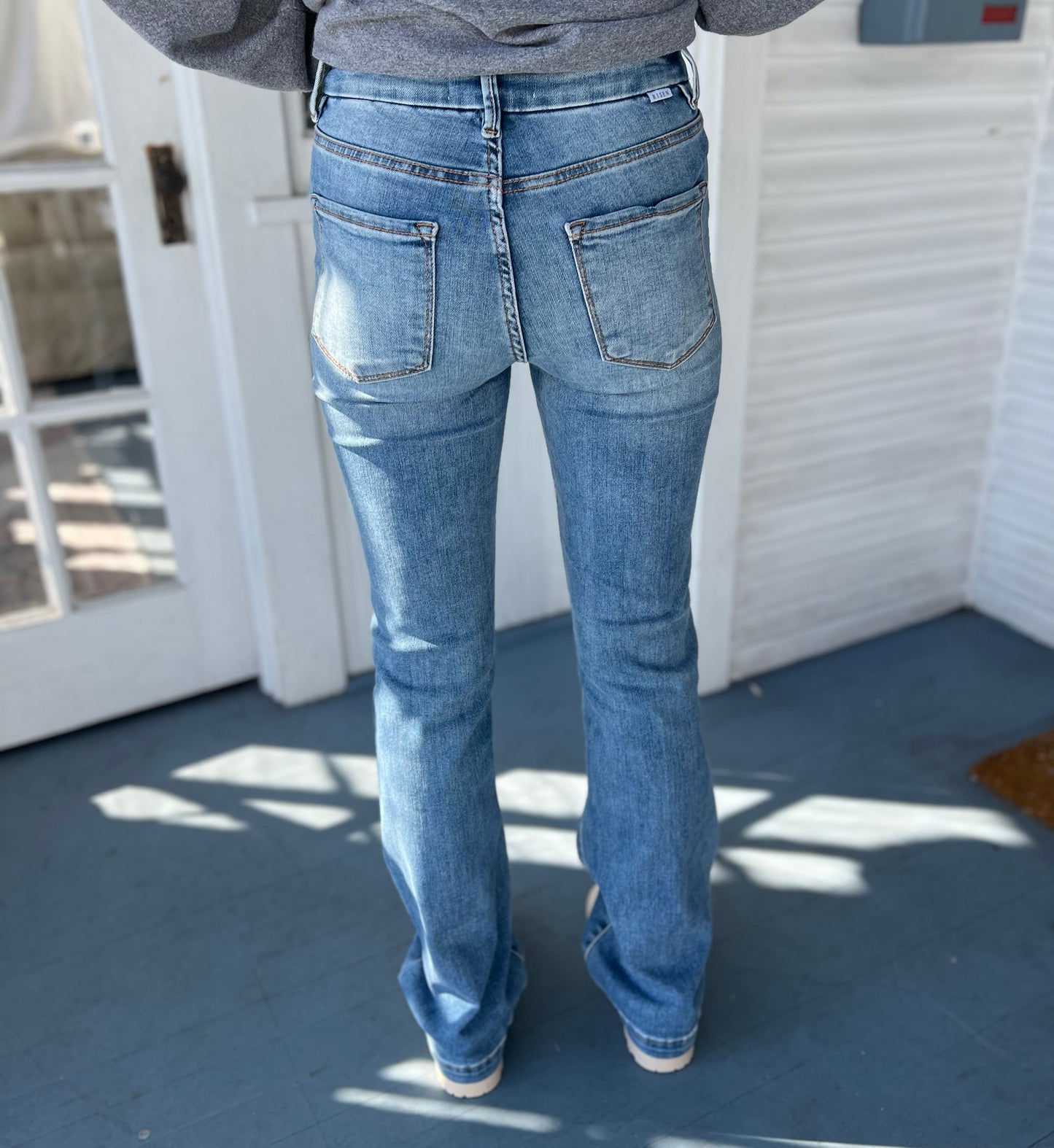 Mid Rise Tummy Control Bootcut