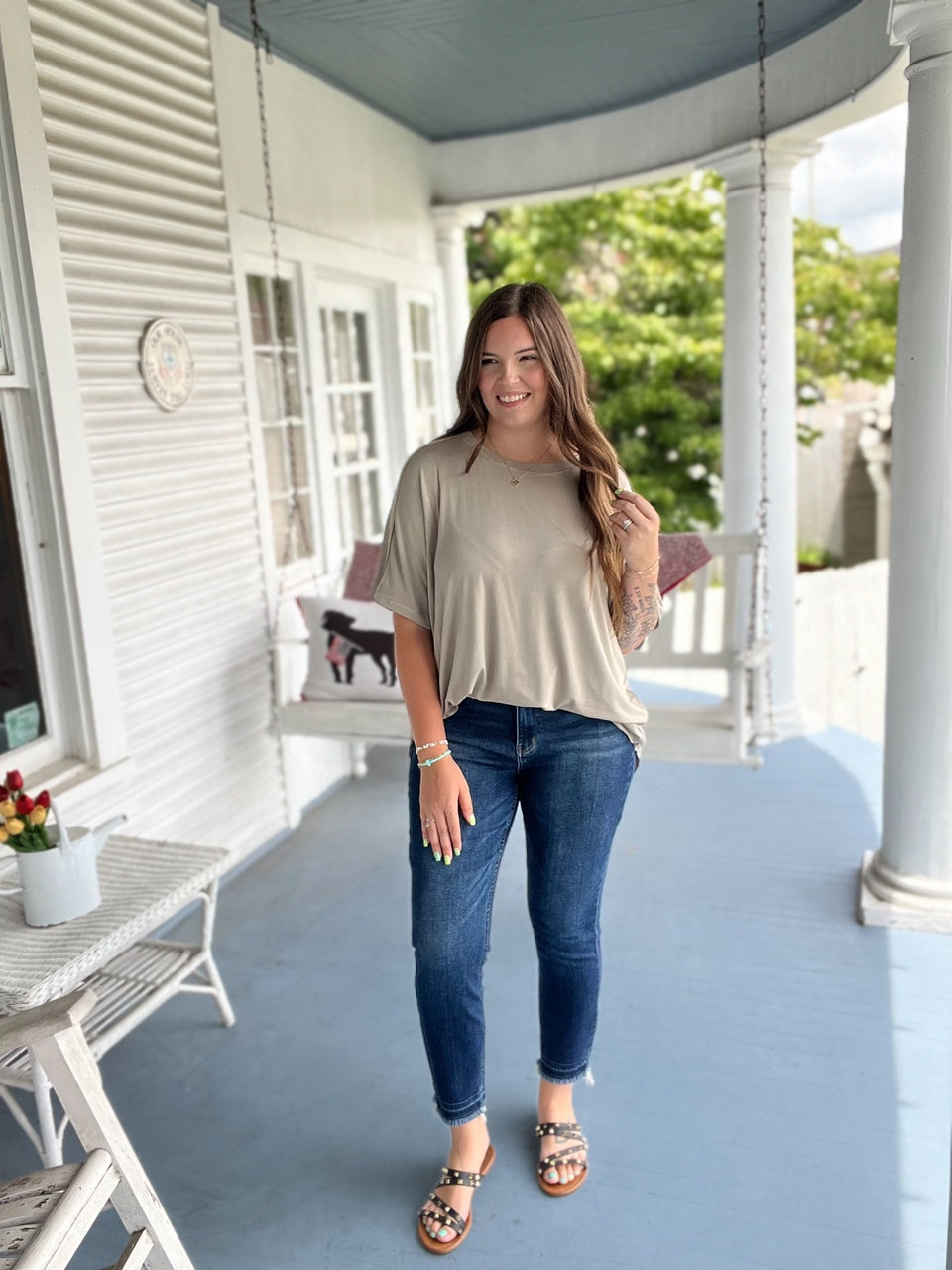 Oversized SS Dolman Top