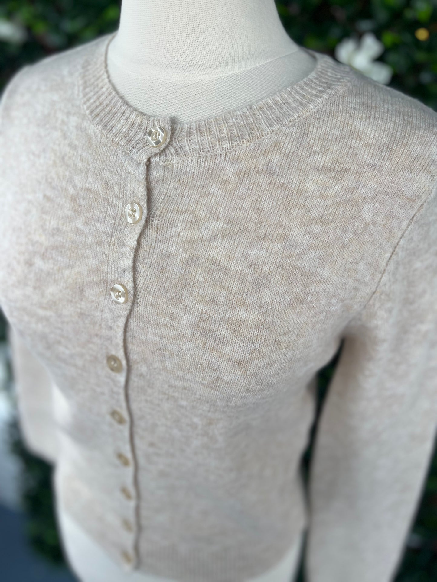 Oatmeal Melange Cardigan
