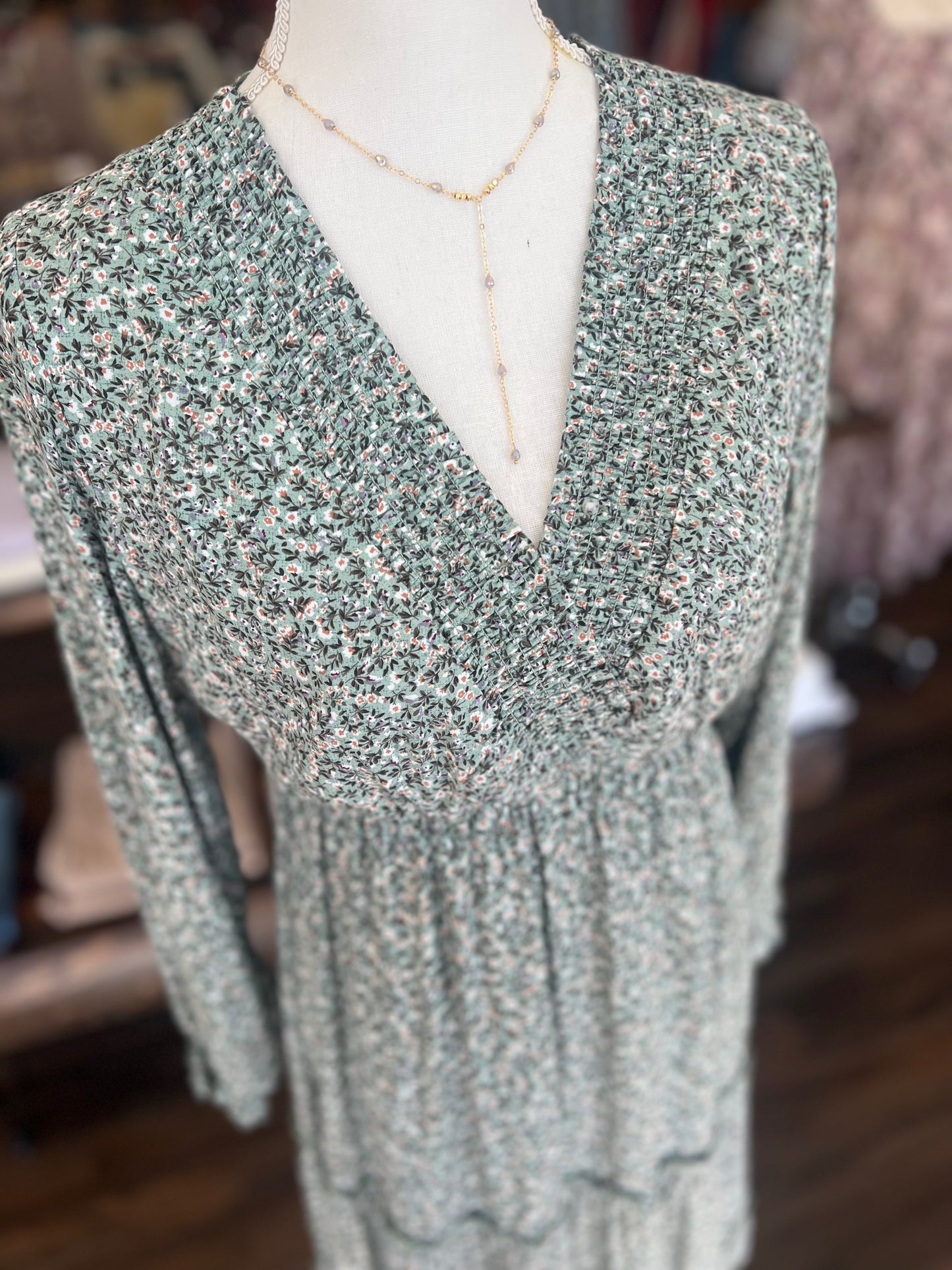 Lucky Clover Midi Dress