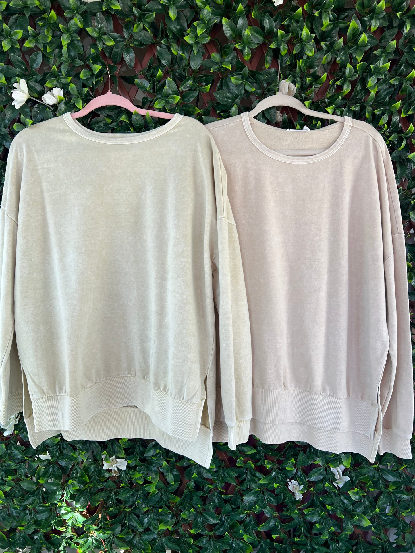 Mineral Wash LS Pullover