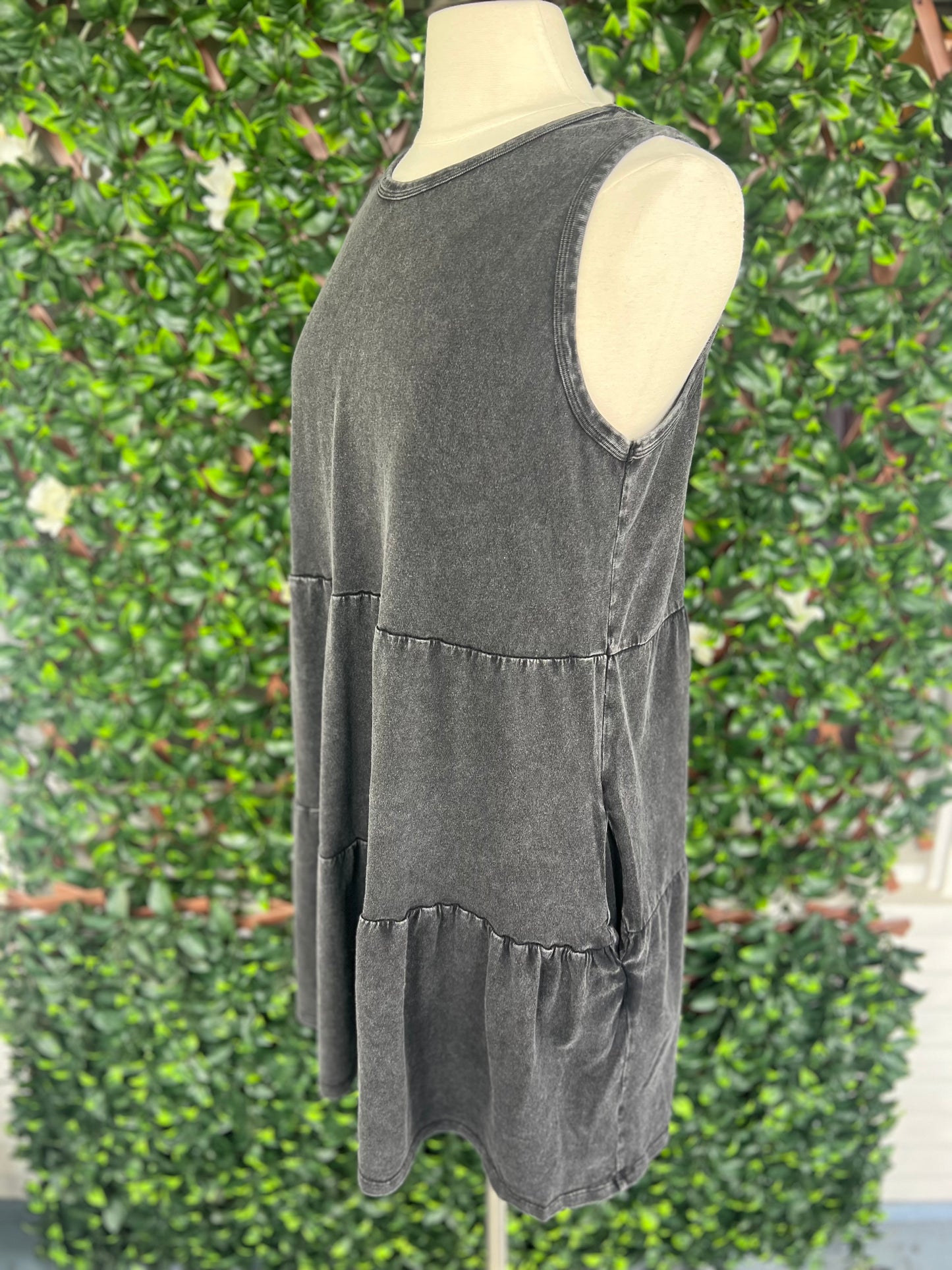 Sleeveless Tiered Dress