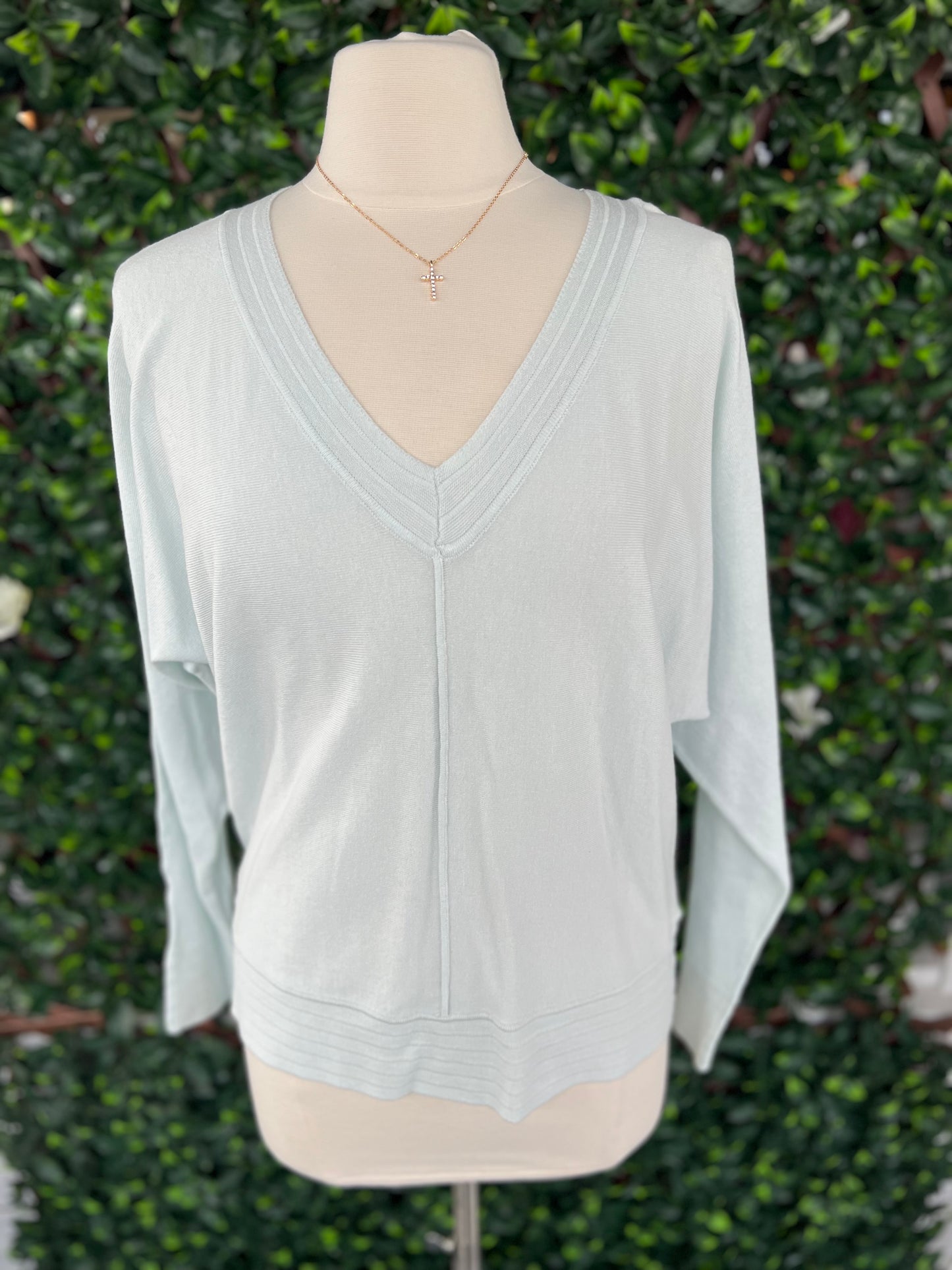 Long Sleeve Vneck Top
