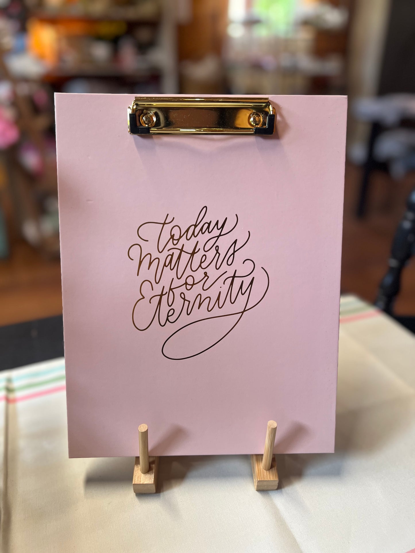 Today Matters for Eternity Padfolio