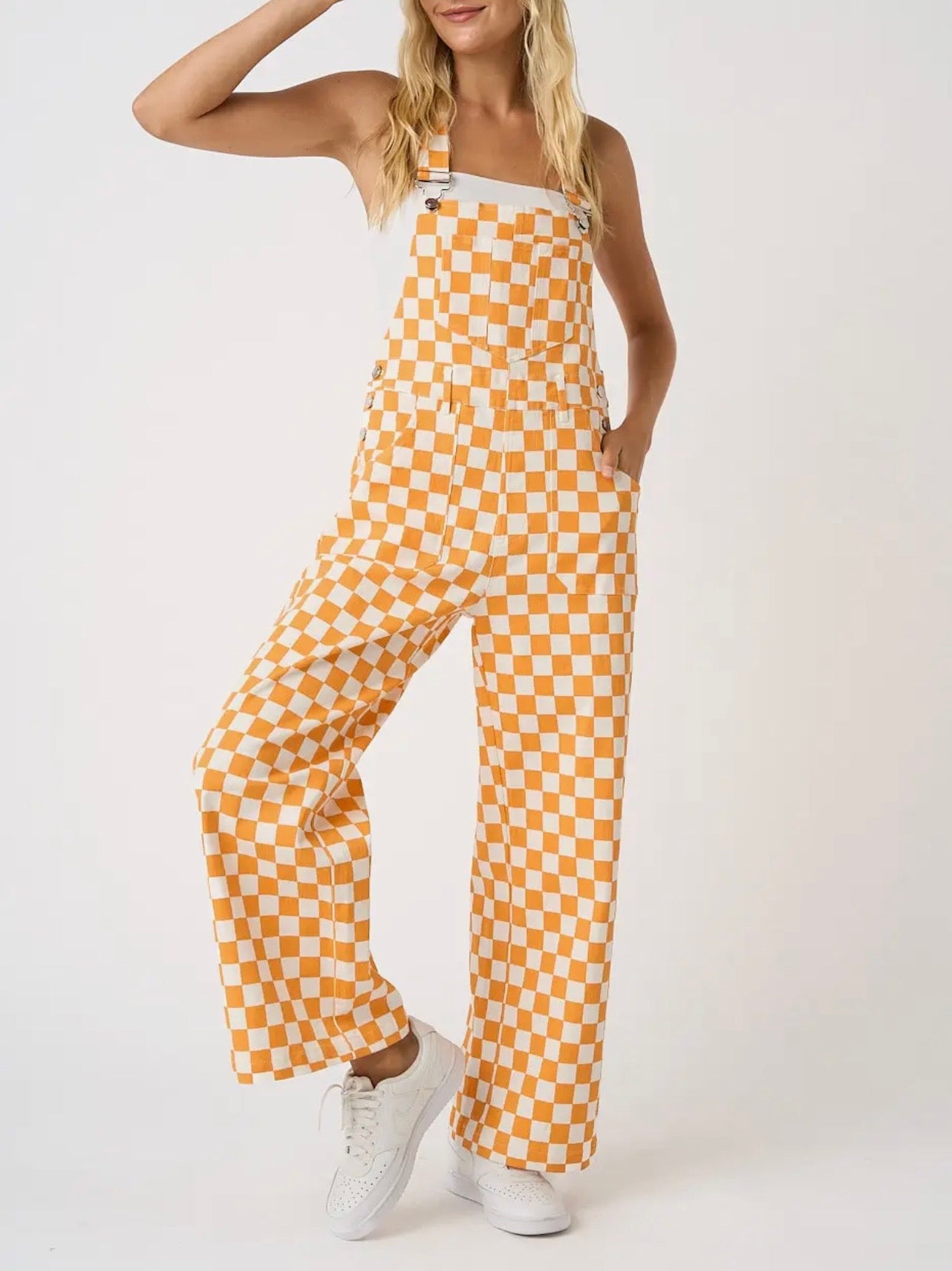 Checkerboard Pant Overalls