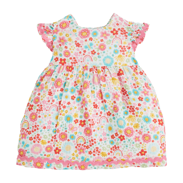 Rainbow Floral Baby Dress