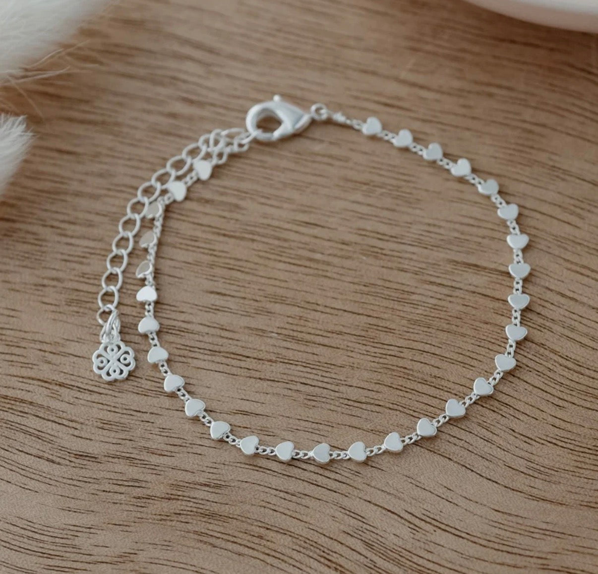 Heart Chain Bracelet