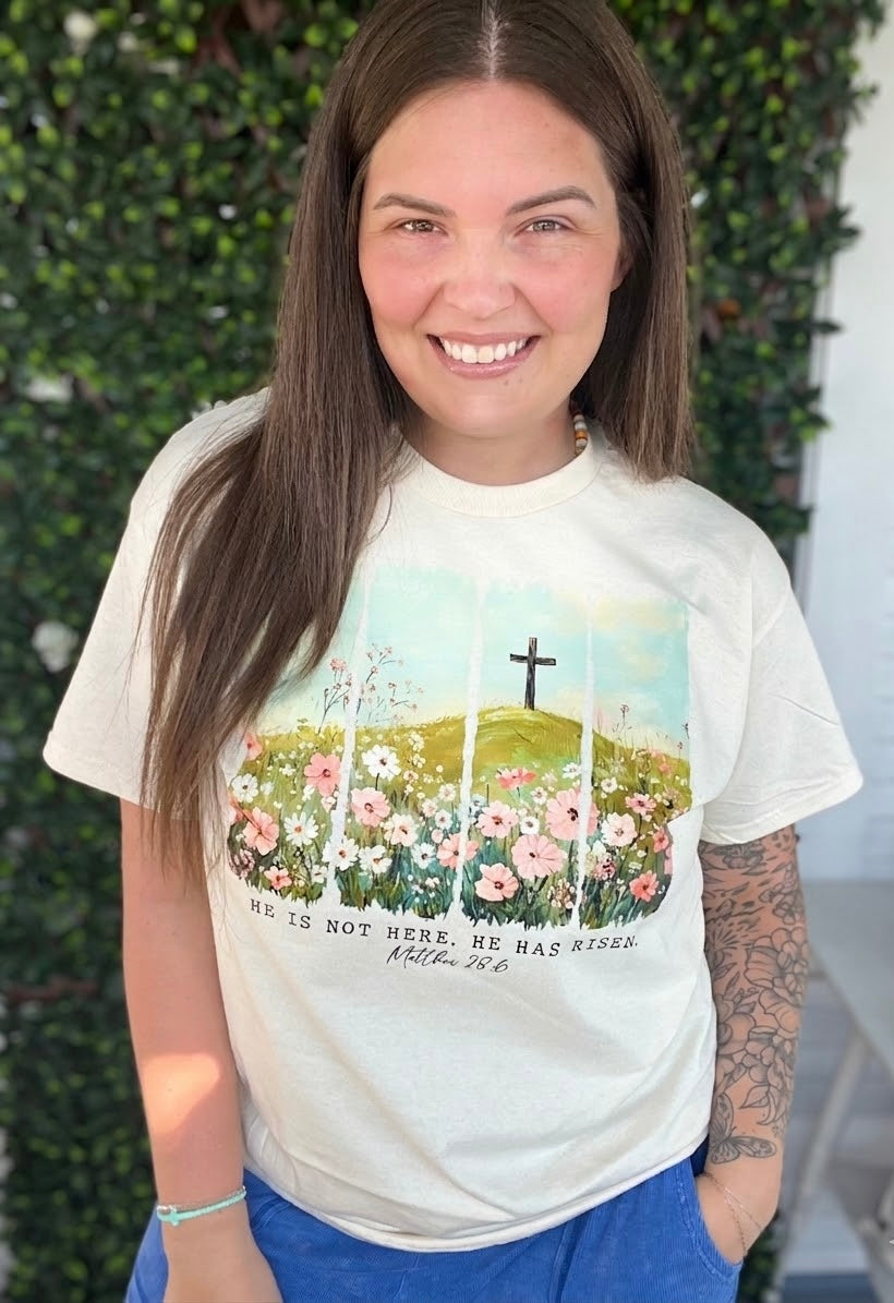 He Has Risen Tee