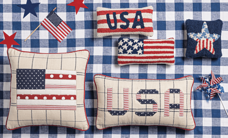 Star Hook Wool Mini Pillow