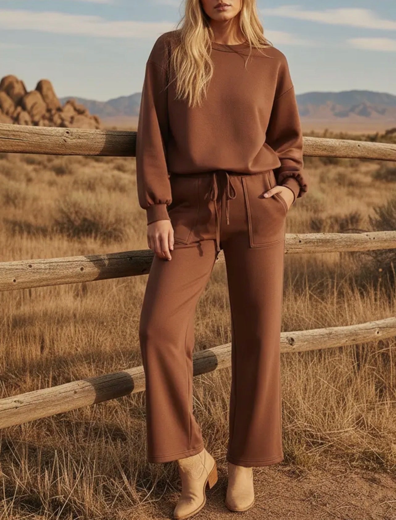 Scuba Top & Pant Set