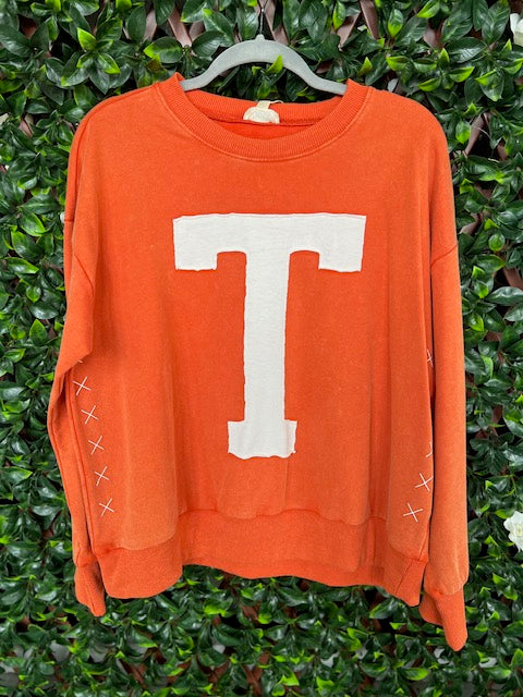 Power T Applique Crewneck