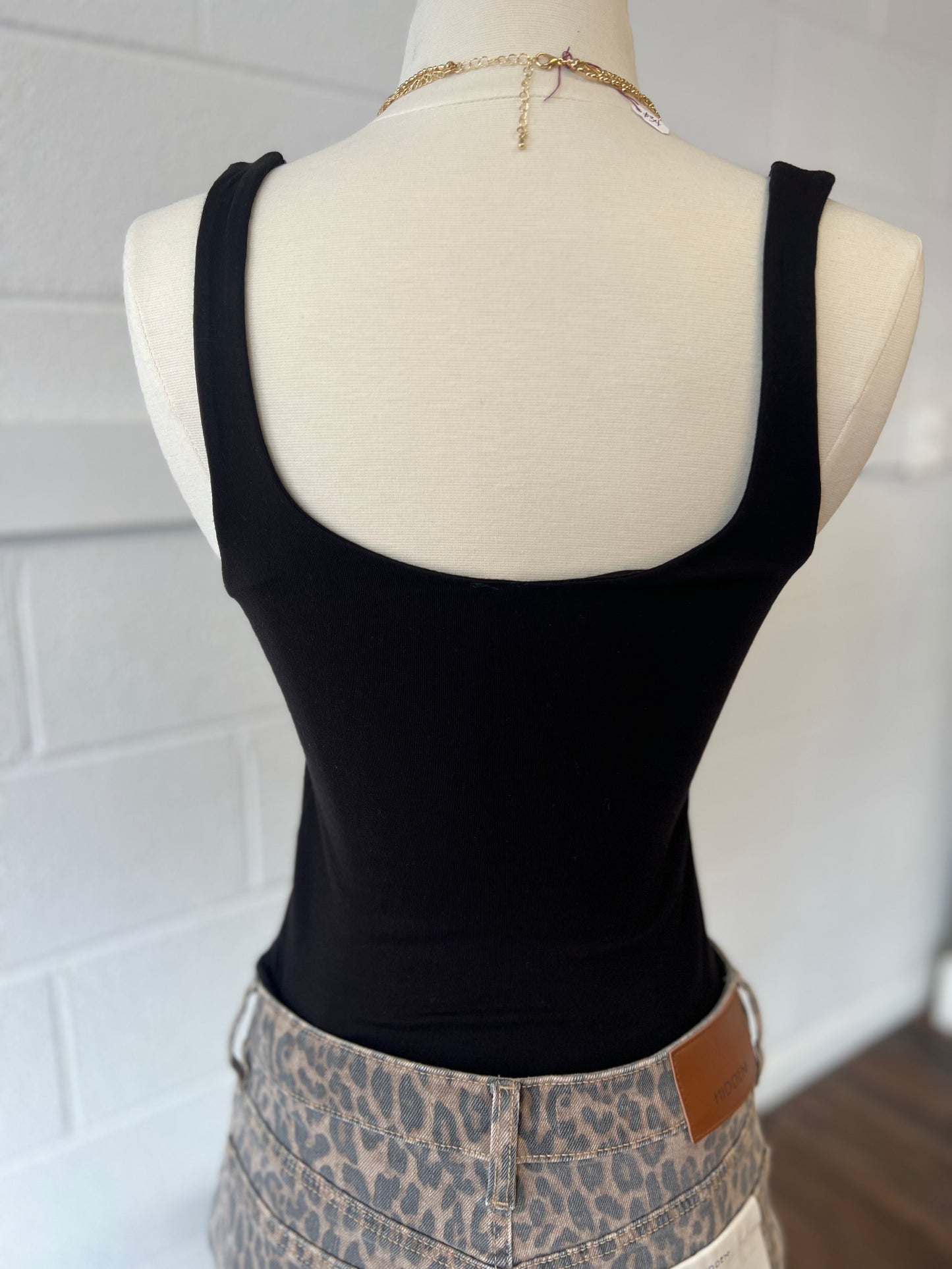 Vneck Double-lined Tank