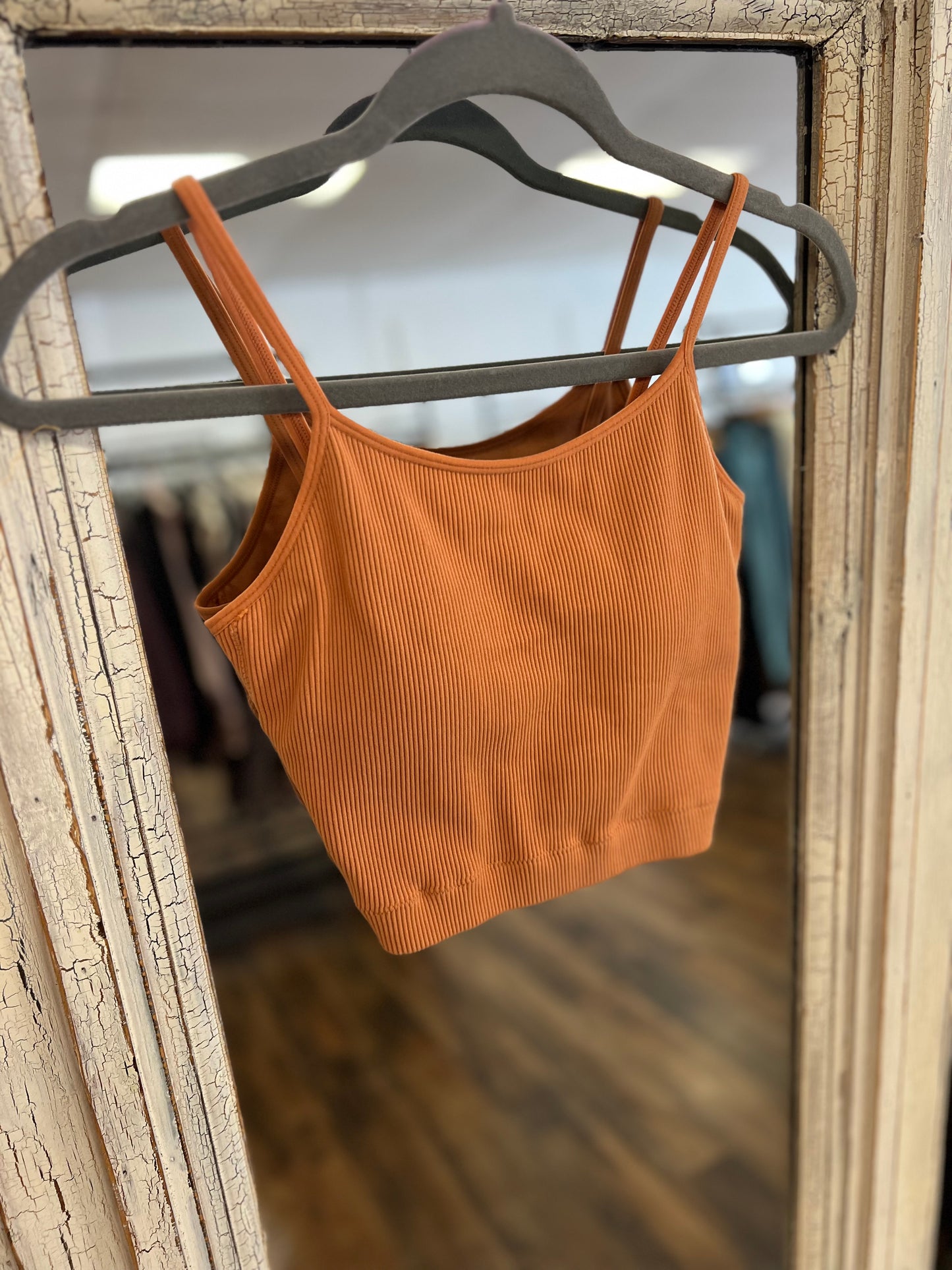 Ribbed Cropped Tank