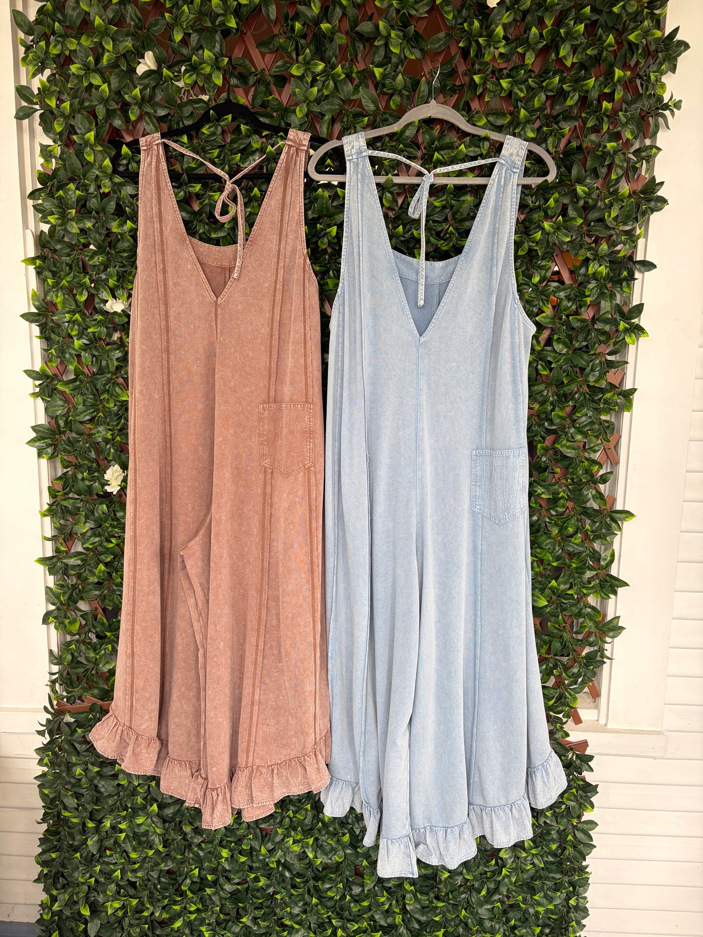 Ruffle Hem Jumpsuit
