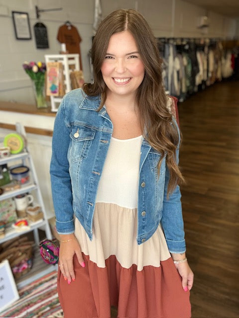 Fall Colorblock Dress