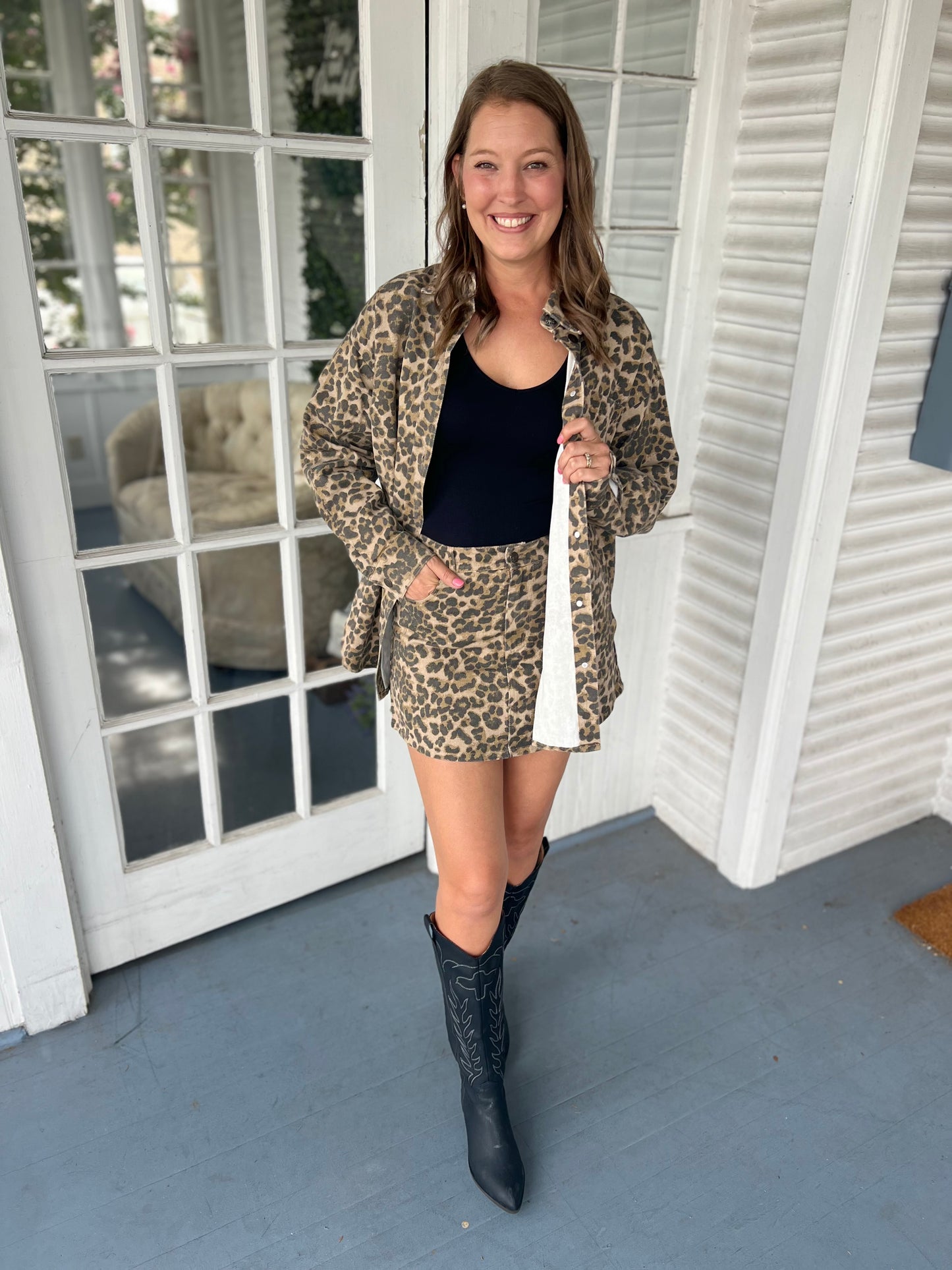 Leopard Skirt