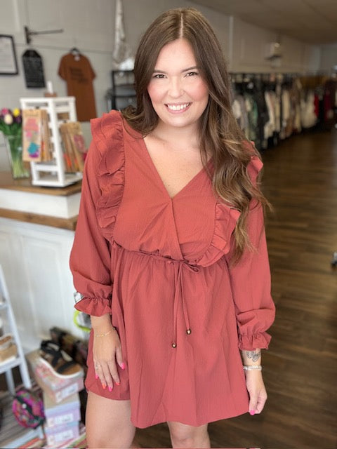 Mauve Mini Dress