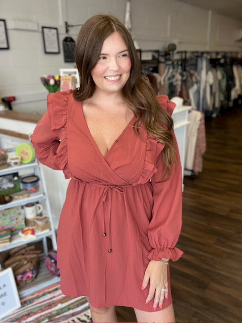 Mauve Mini Dress