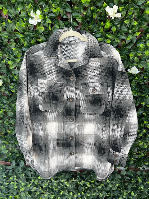 Gray Plaid Jacket