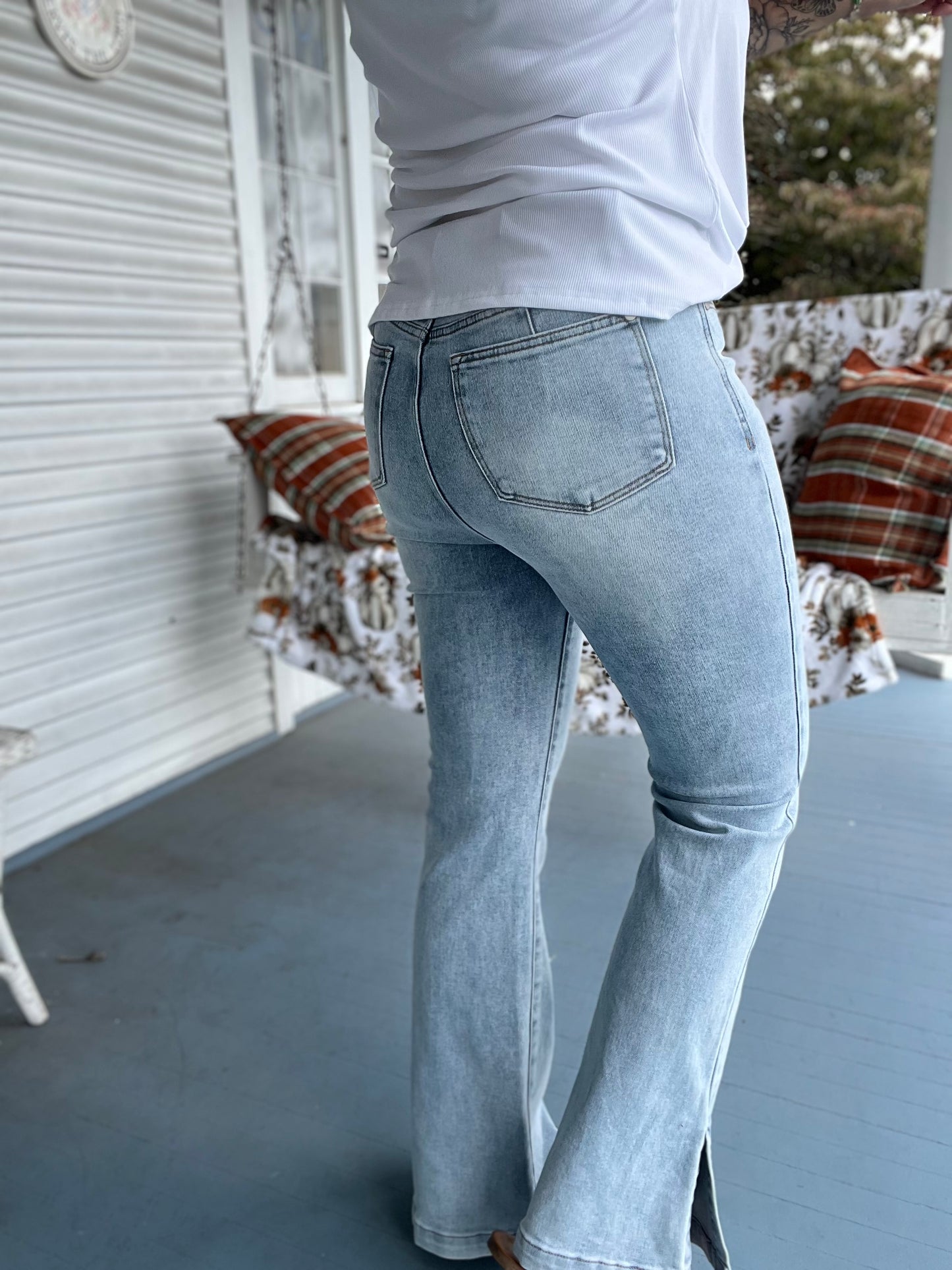 Tummy Control High Waist Slim Boot Jeans