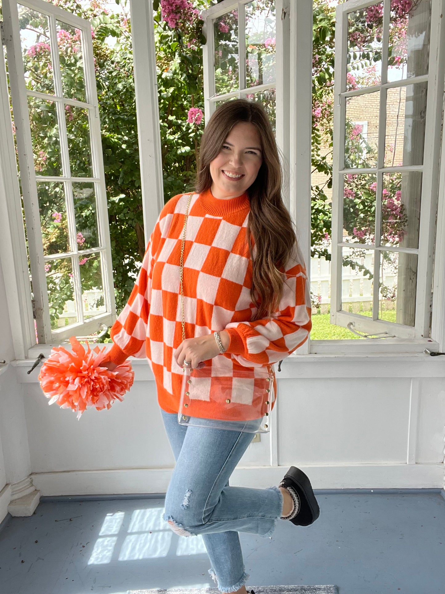 Checkerboard Sweater