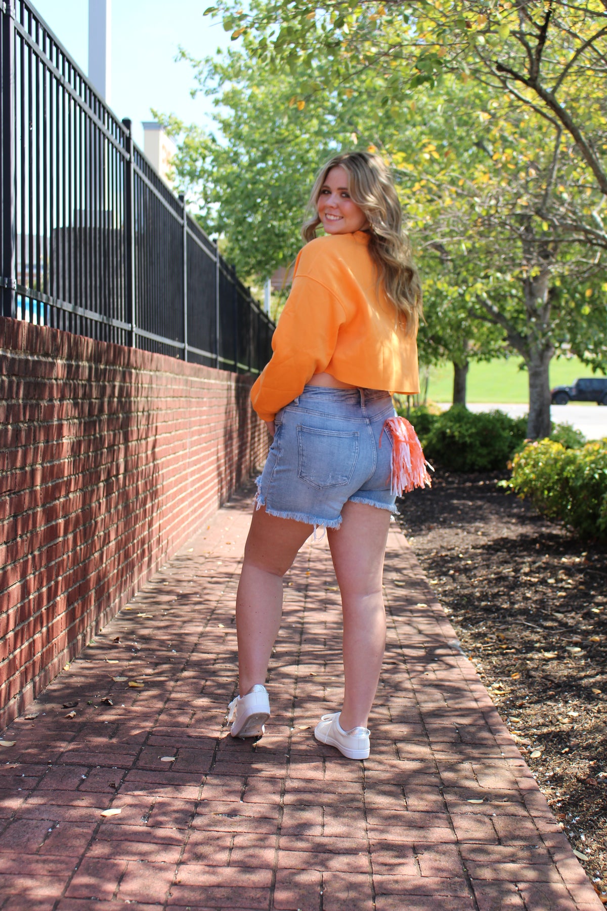 Game Day Letter Patch Pullover