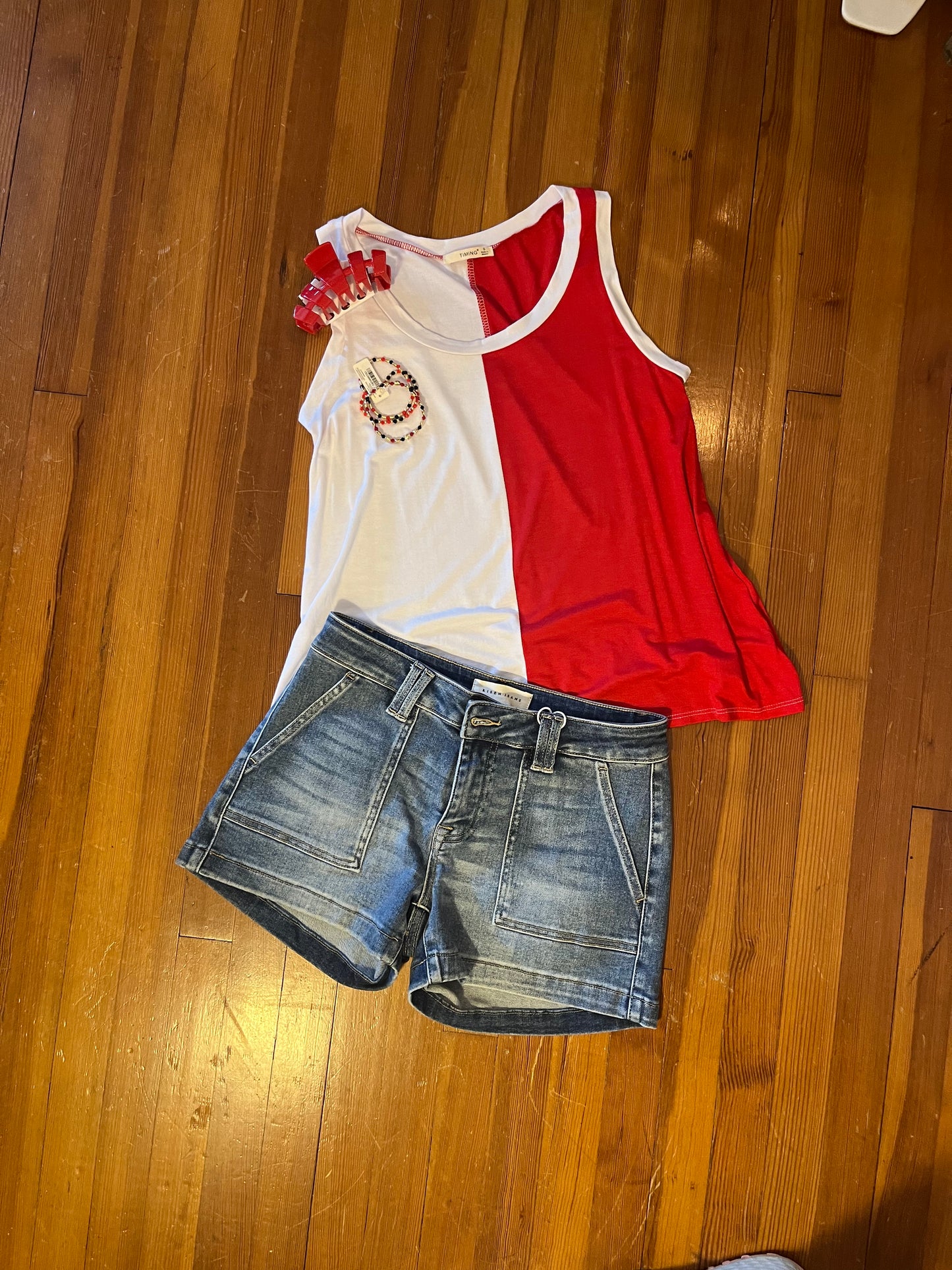 Duo-Tone Colorblock Tank Top
