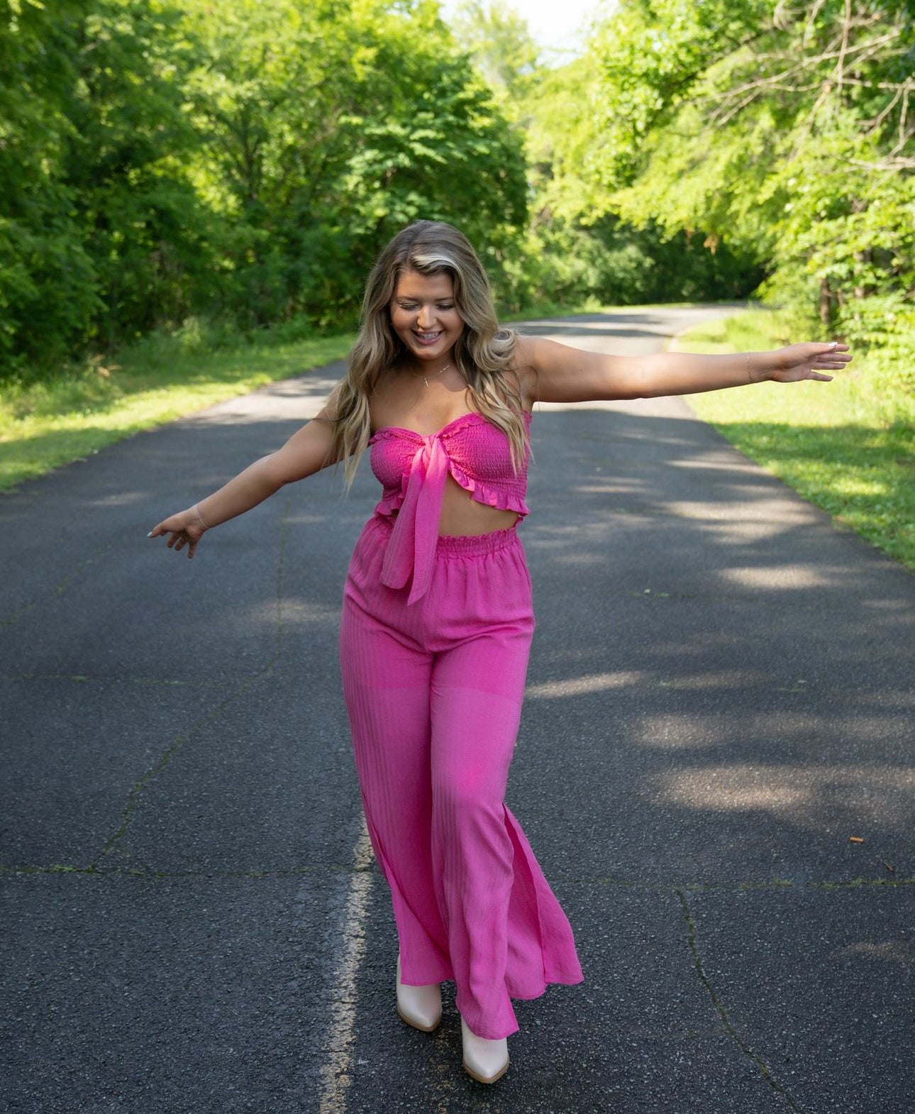 A7-Two Piece Pink Set (in store item)