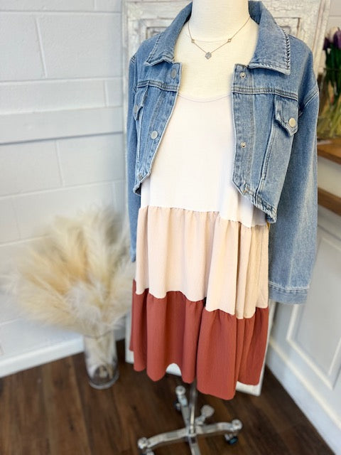 Fall Colorblock Dress