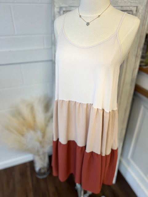 Fall Colorblock Dress