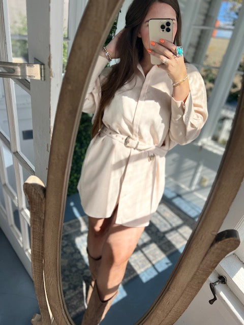 Button Down Western Dress