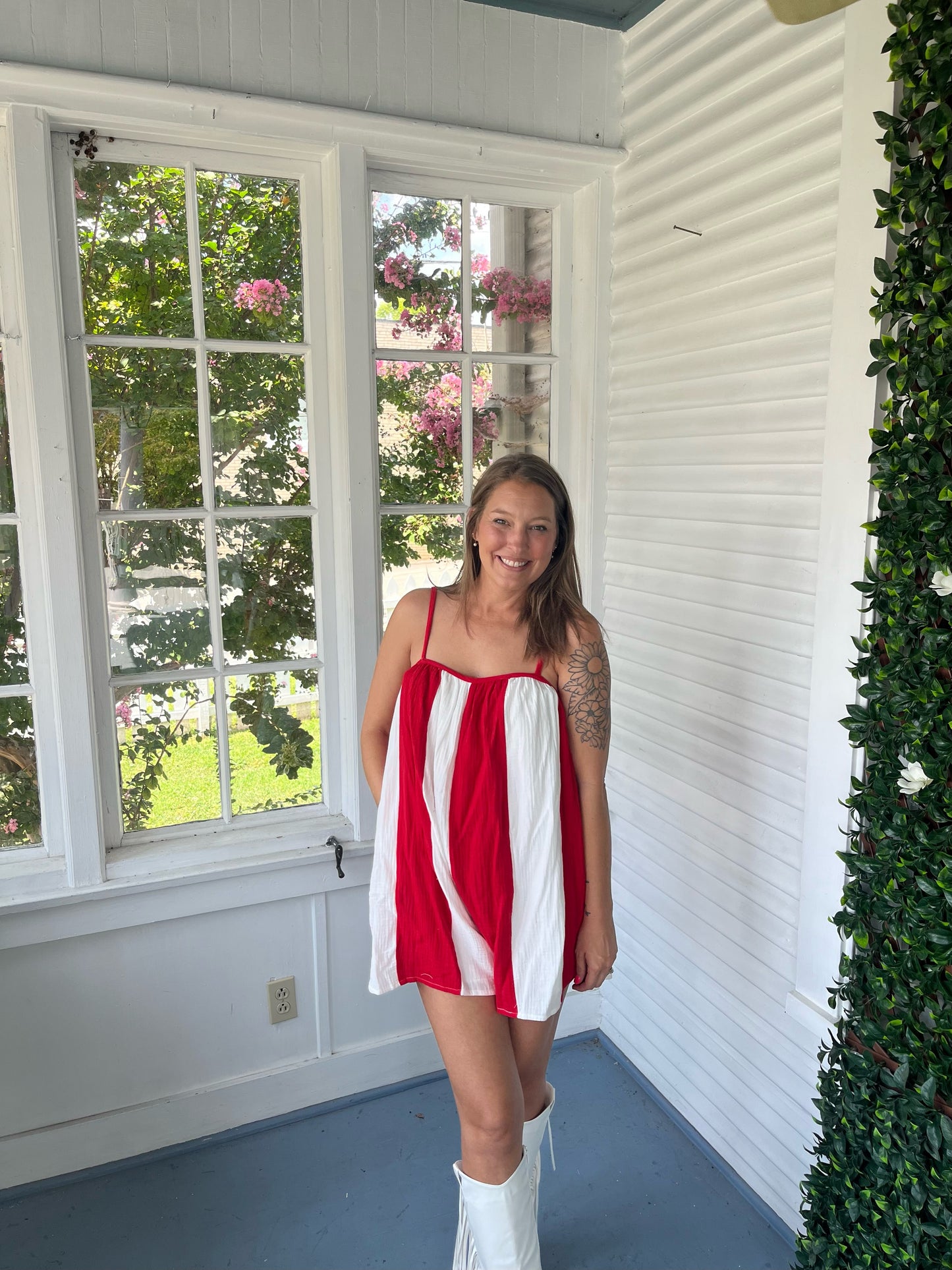 Gauze Romper
