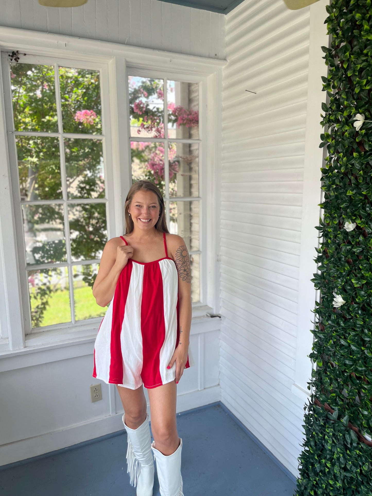 Gauze Romper