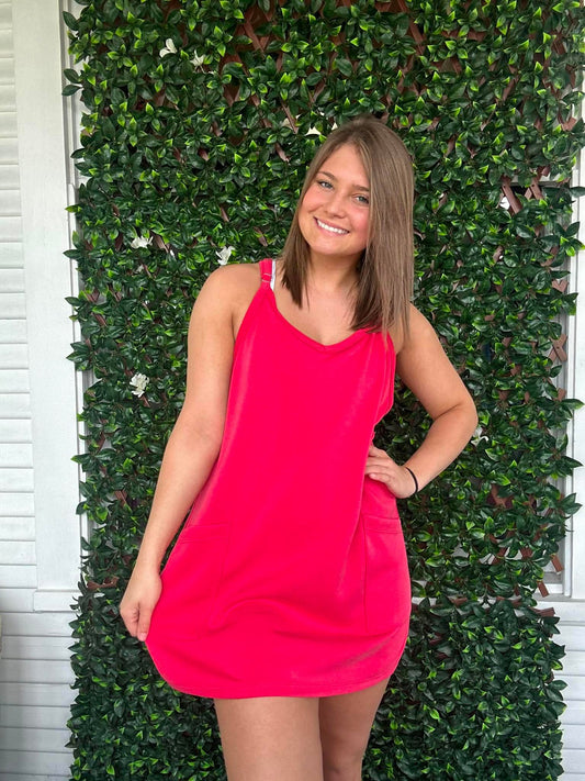 Techno Cupro Romper Dress
