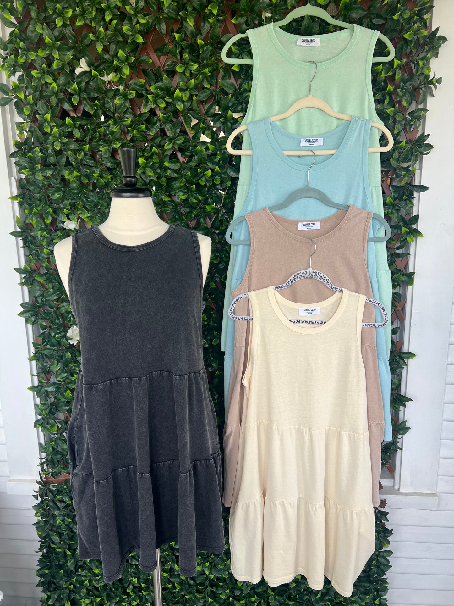 Sleeveless Tiered Dress