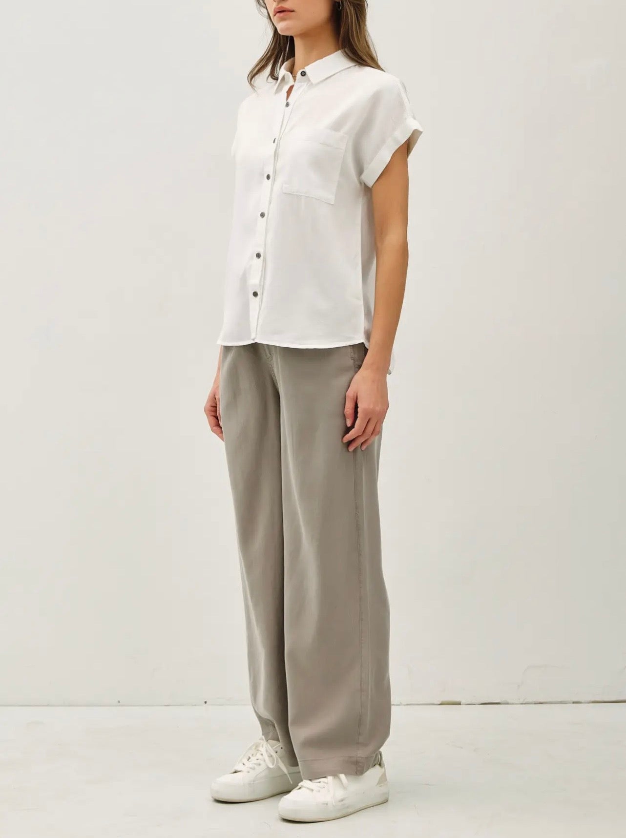 Tencel SS Button Down Shirt