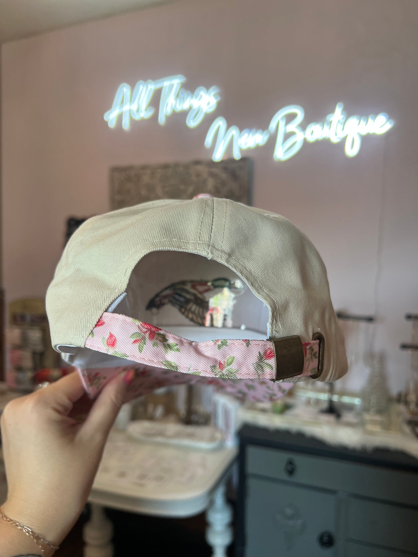 Floral Mallard Hat