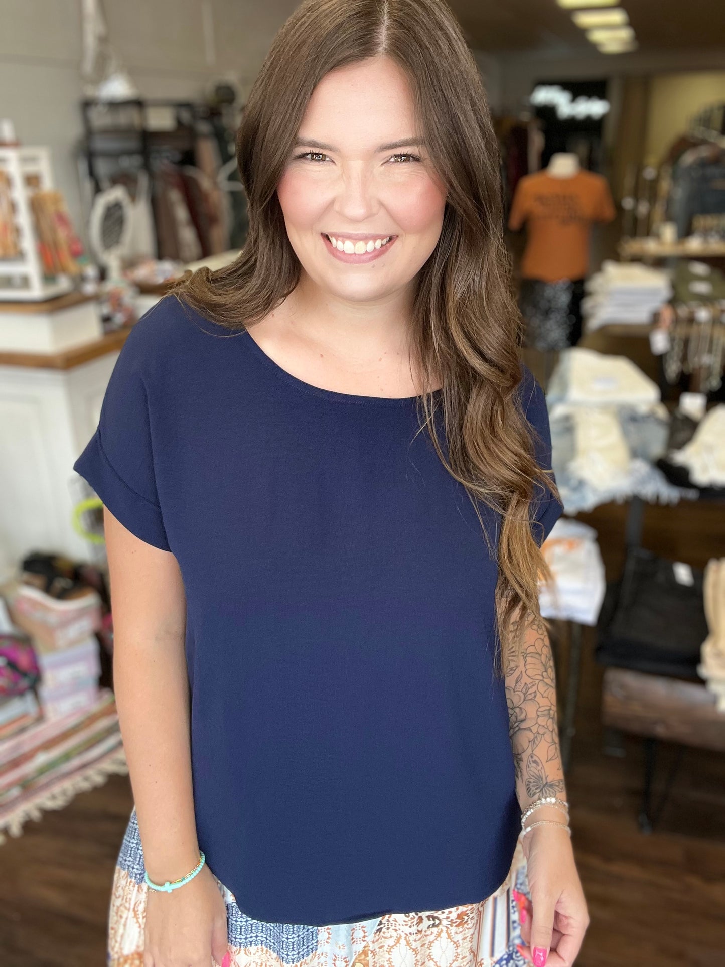 Airflow Cuff Sleeve Top