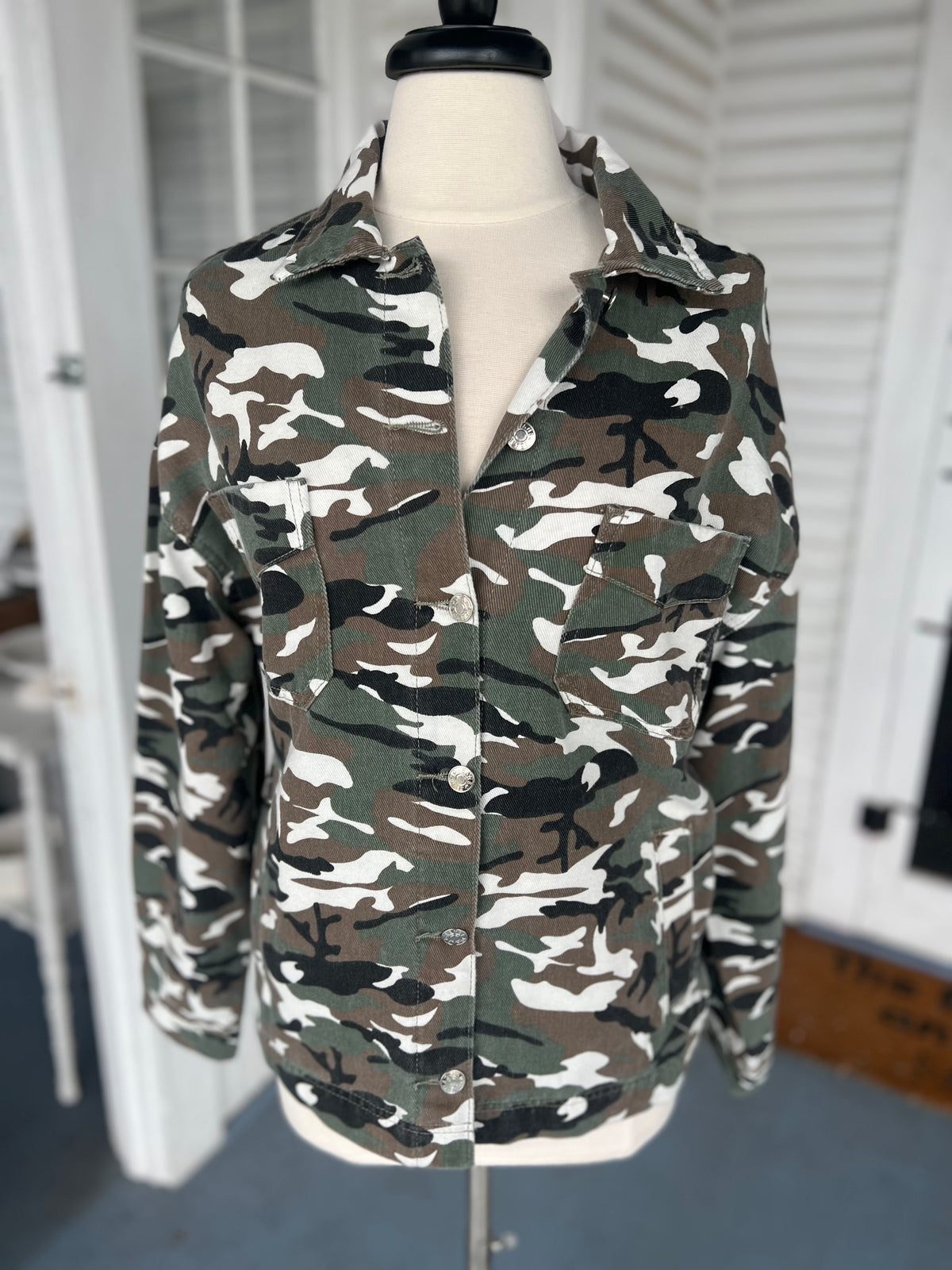 Denim Camo Jacket
