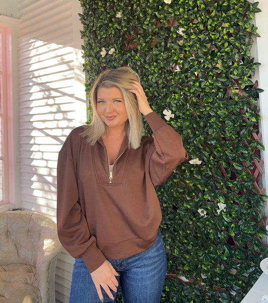 Scuba Quarter Zip Pullover