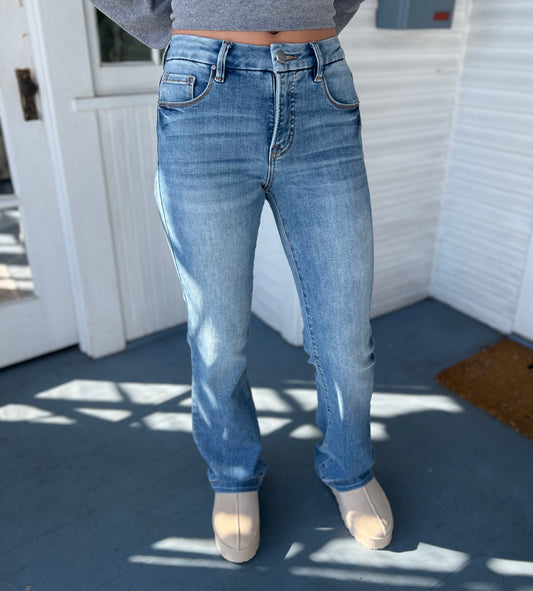 Mid Rise Tummy Control Bootcut