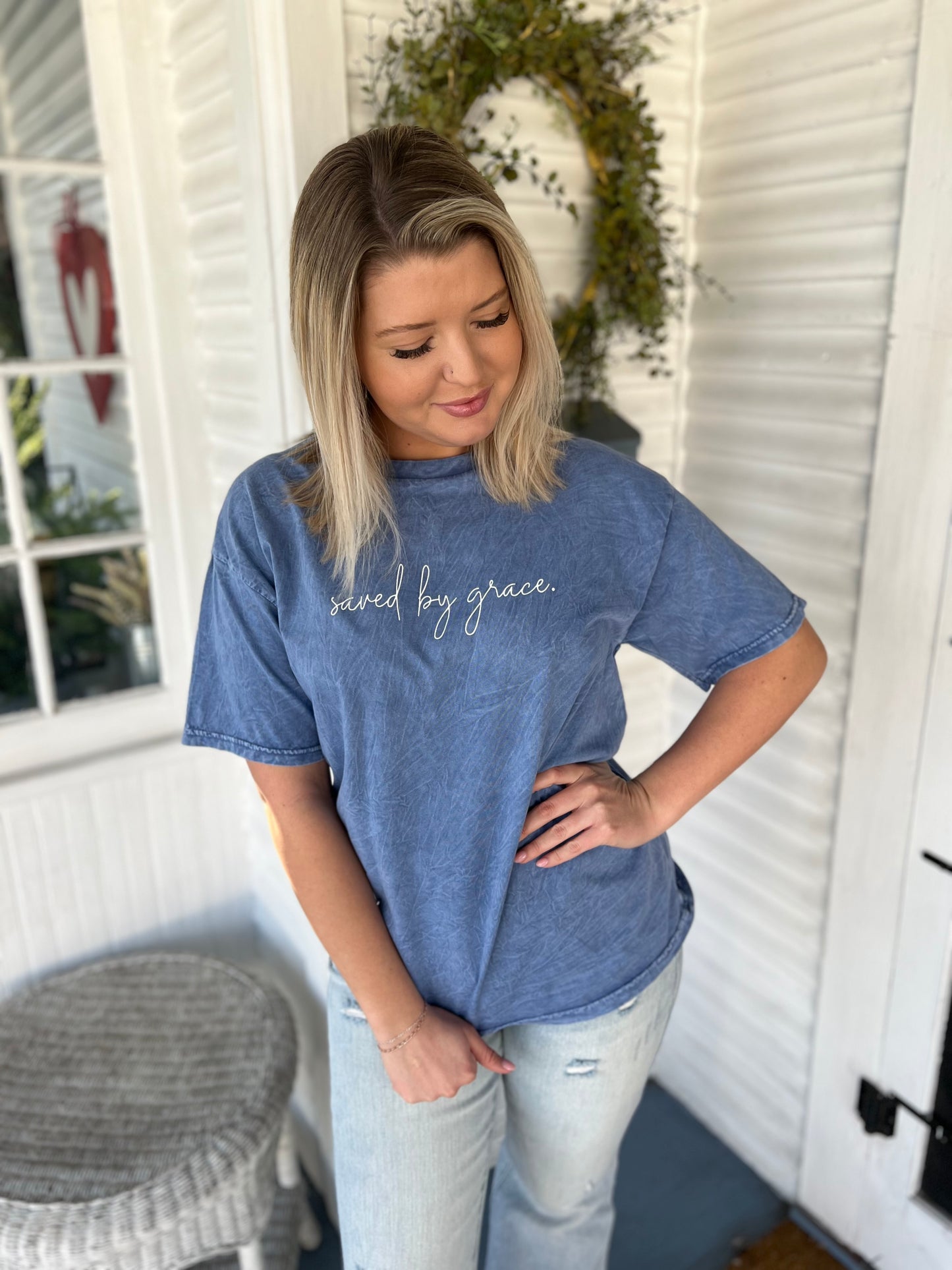 Saved By Grace Tee
