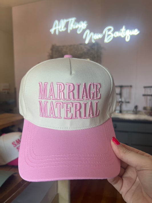 Trucker Hat — “marriage material”