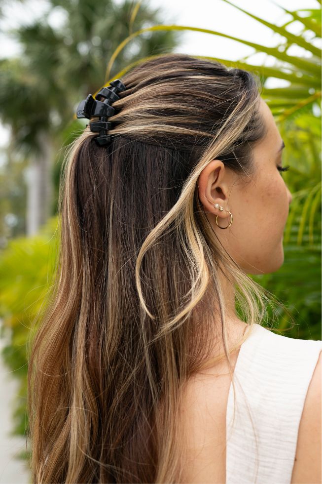 Classic Jet Black Claw Clip