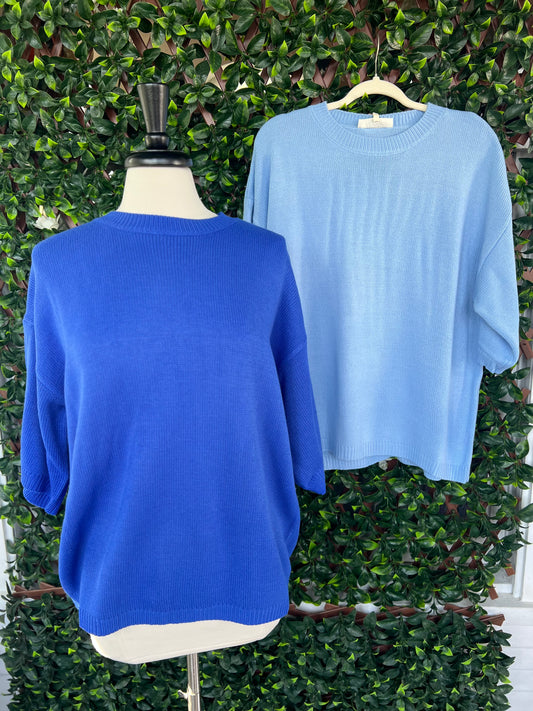 Drop Shoulder Sweater Top